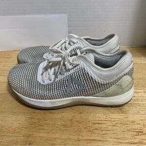 Rebook Women Shoes Nano 8 Running Sneakers White Lace Up Athletic Low CN2983 5.5